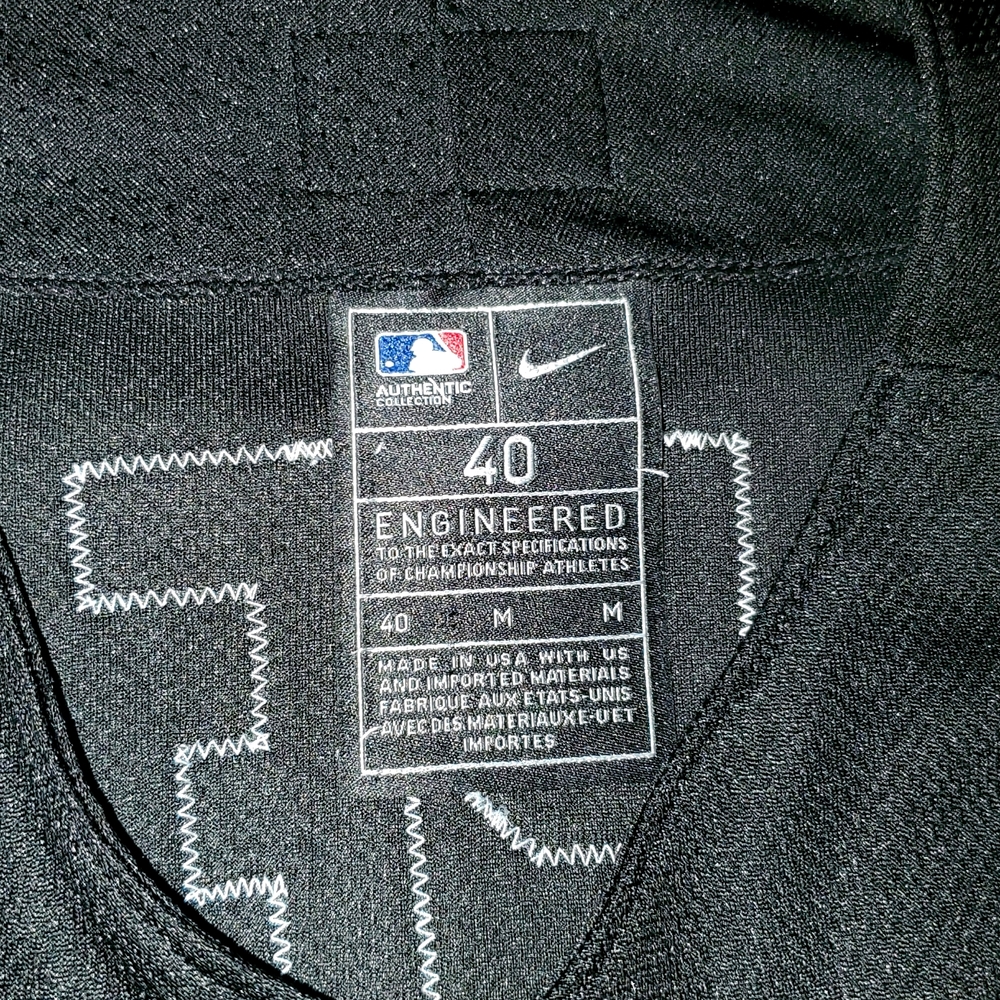 Chicago White Sox Michael Kopech Black Alternate Nike Authentic Elite Jersey - Picture 7 of 10